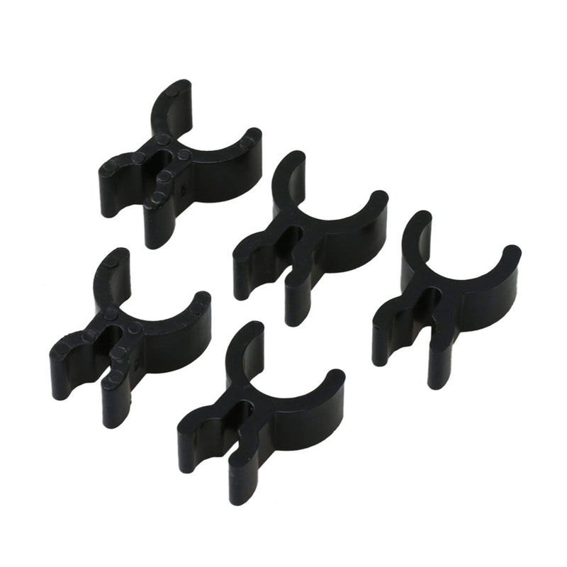 VOBRAMY Plastic Black Trumpet Pen Clip Holder French Horn Pencil Clip Pack of 5 - Image 1